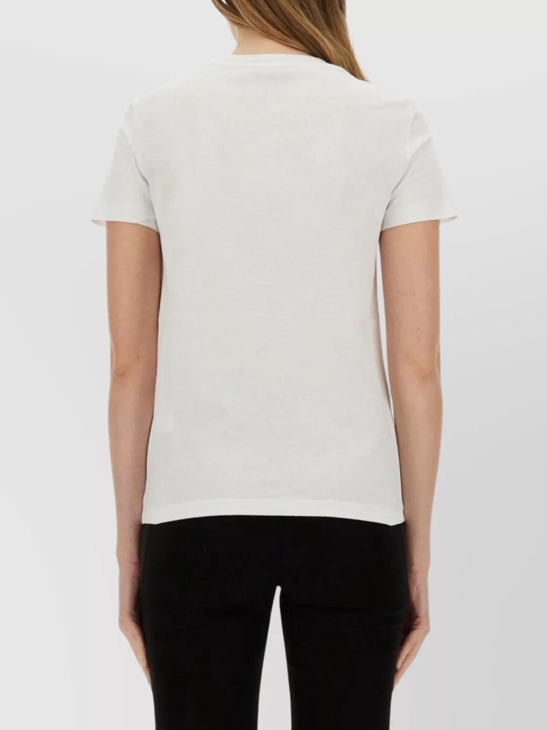 Max Mara Regular Fit T-Shirt Featuring Chest Pocket