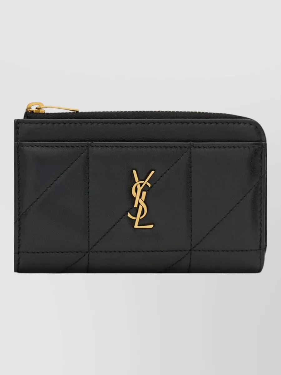 Saint Laurent leather card holder