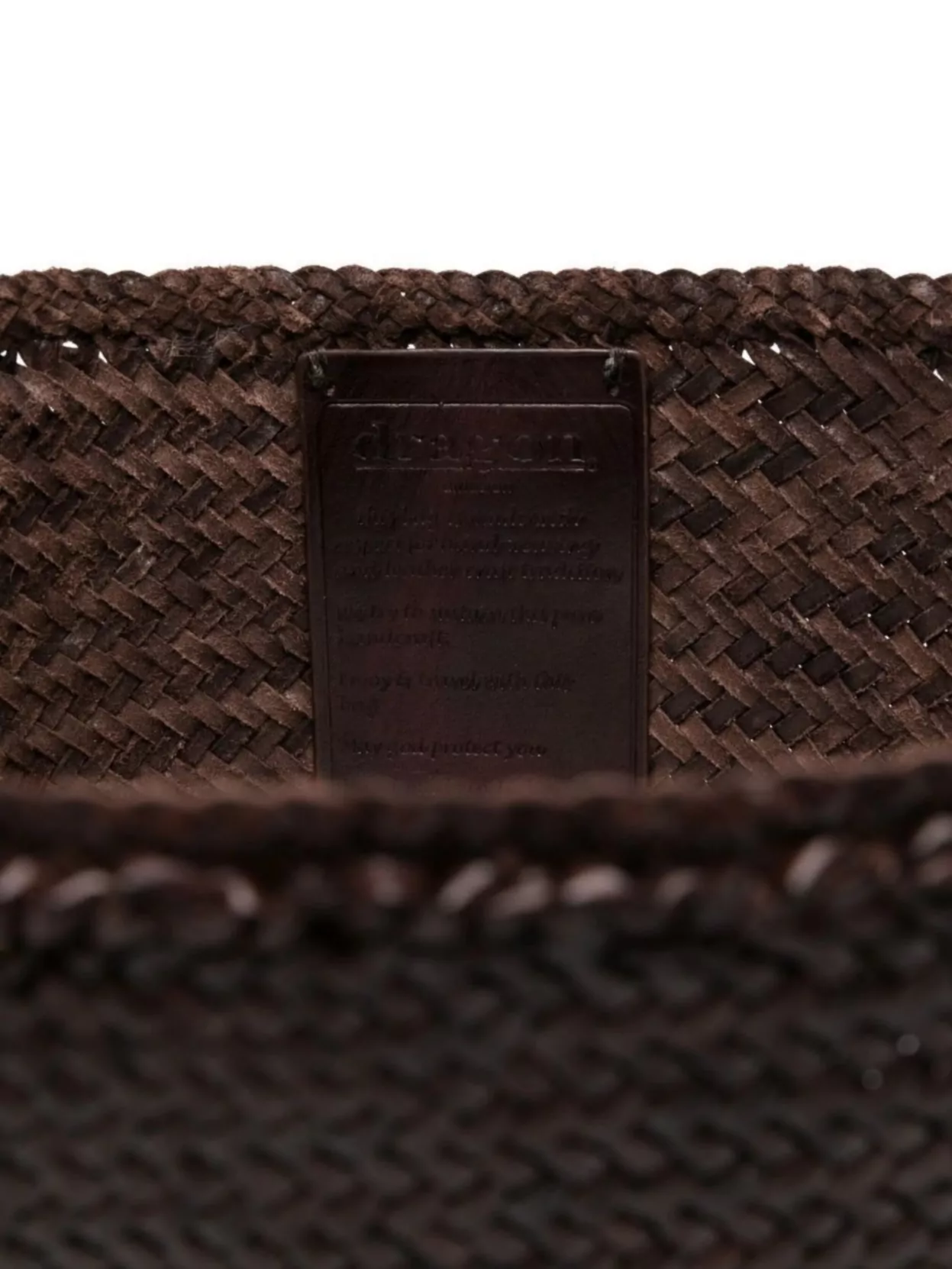 Dragon Diffusion Handwoven Rectangular Shoulder Tote Bag