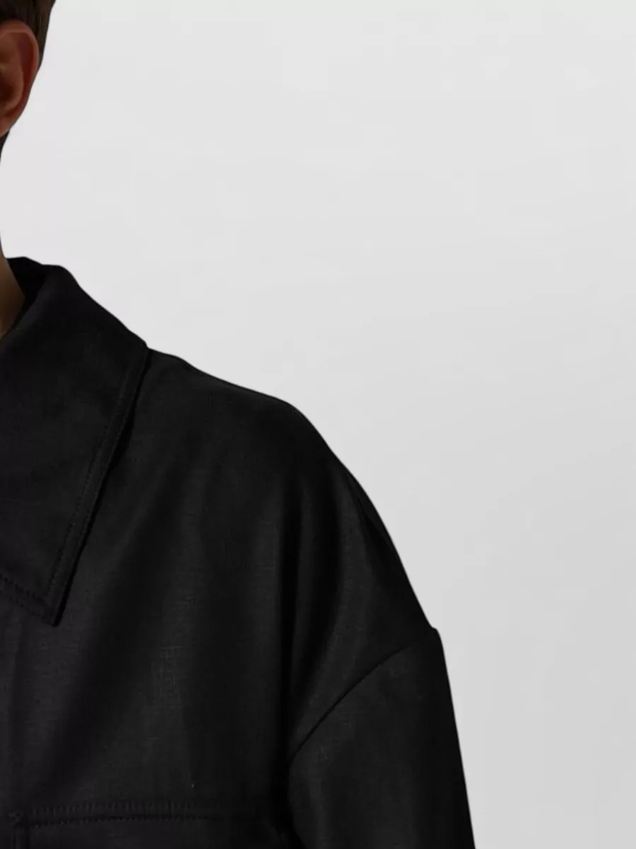 Dolce&Gabbana Linen Single Breasted Trench Coat