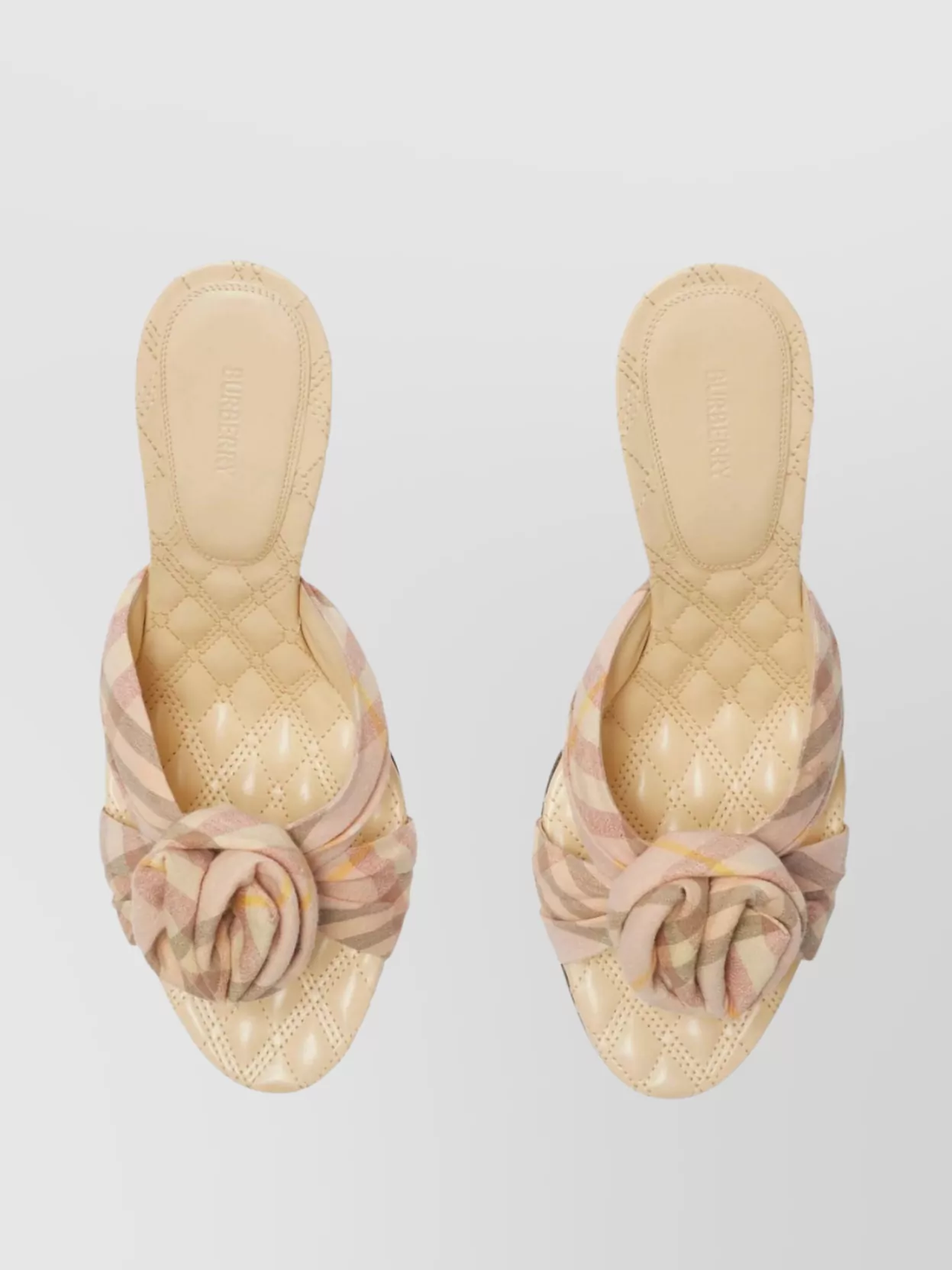 Burberry Draped Detailing Stiletto Sandals