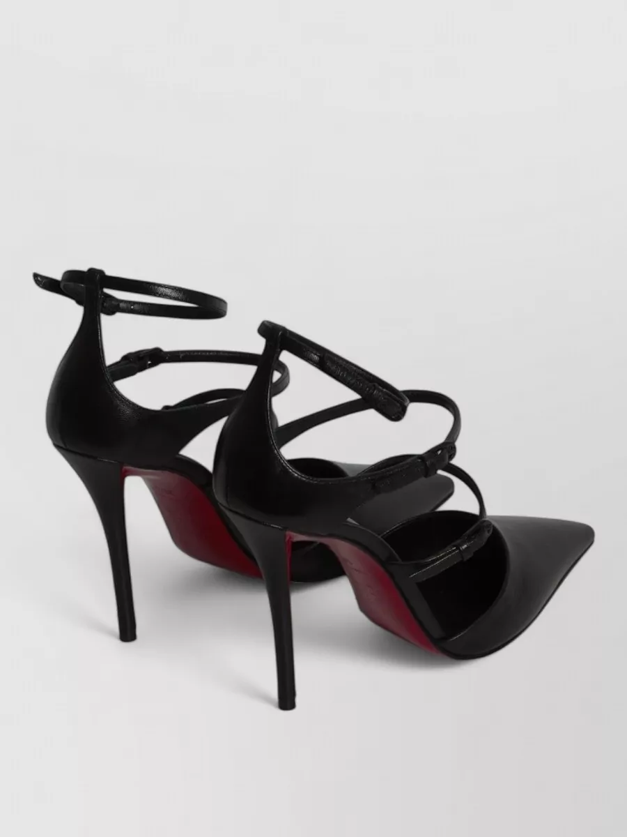 Christian Louboutin Leather Strappy Pumps