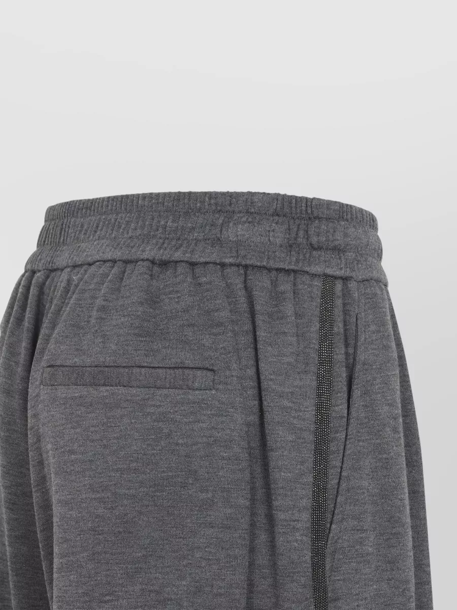 Brunello Cucinelli Cotton Wide-Leg Lounge Pants