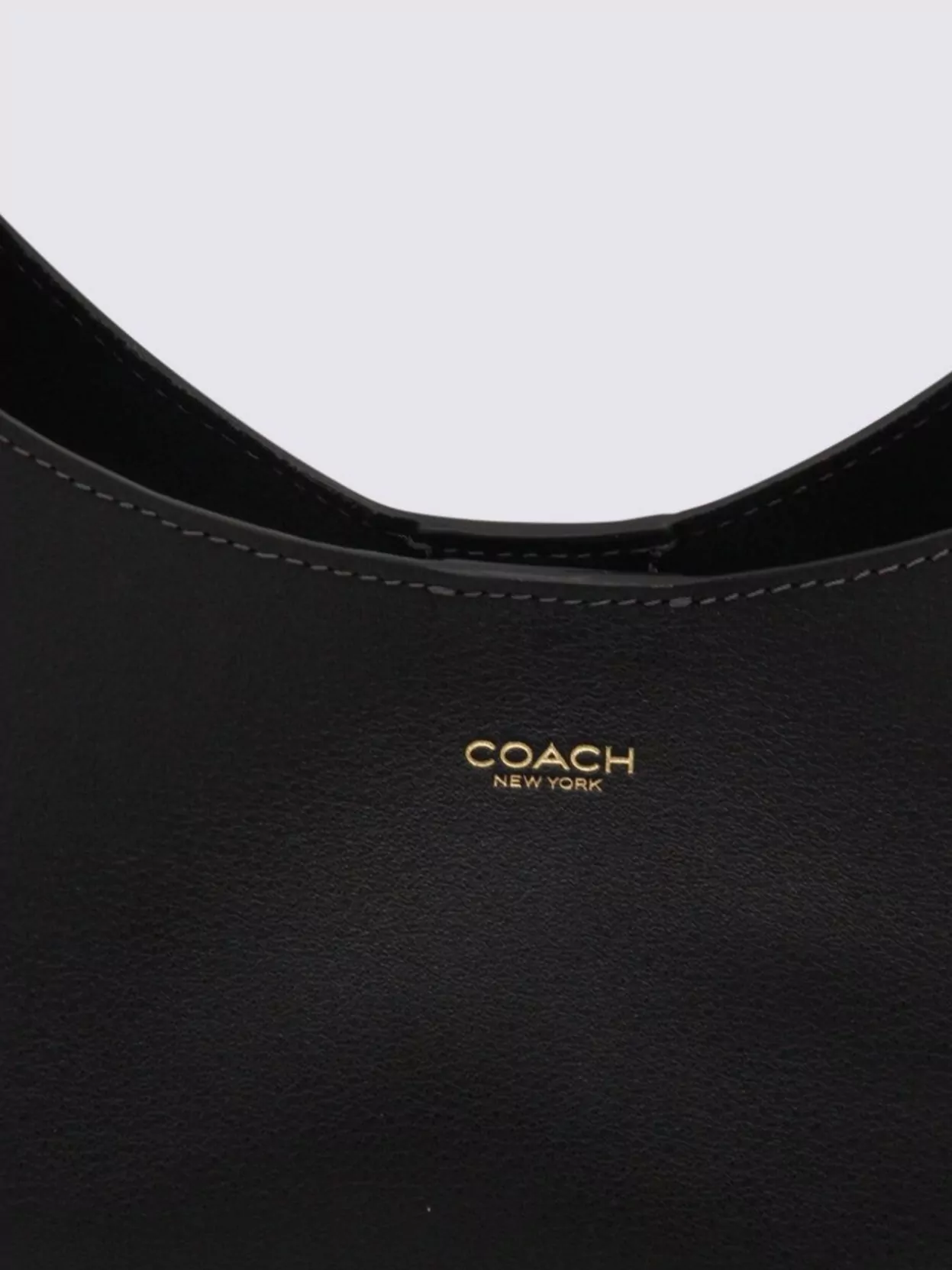 Coach Structured Shoulder Bag Gold Hardware