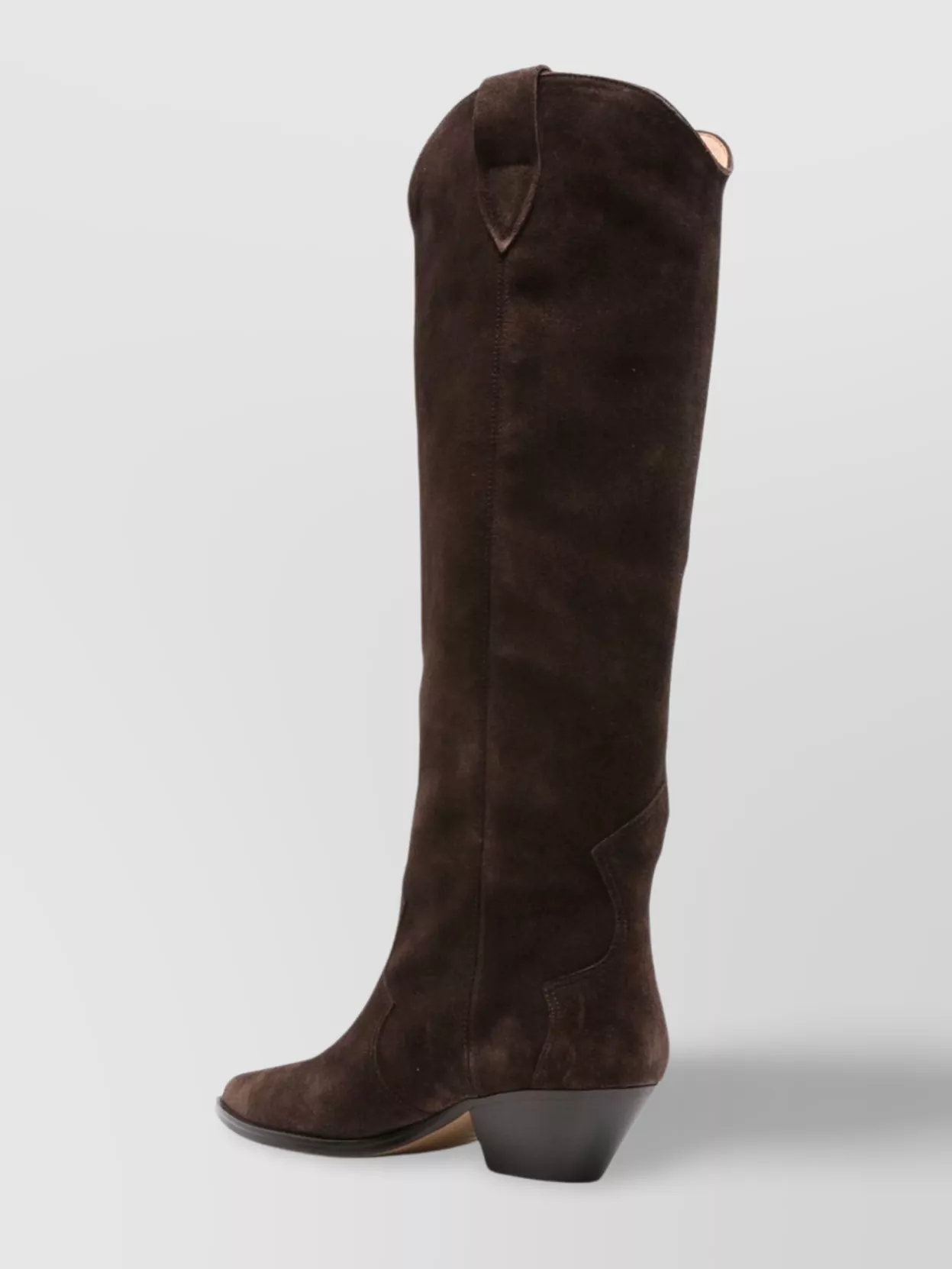 Isabel Marant Denver Leather Knee High Western Boots