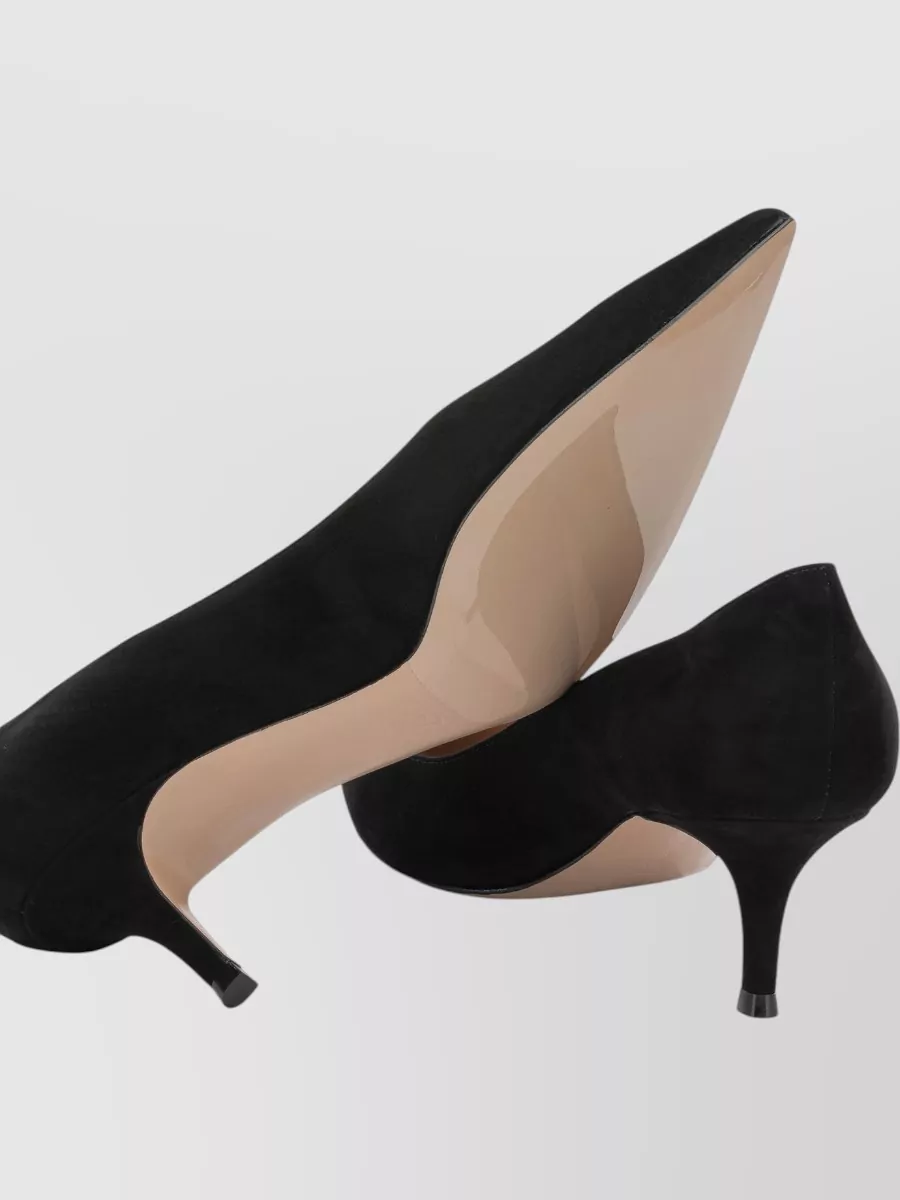 Gianvito Rossi Suede Leather Pumps