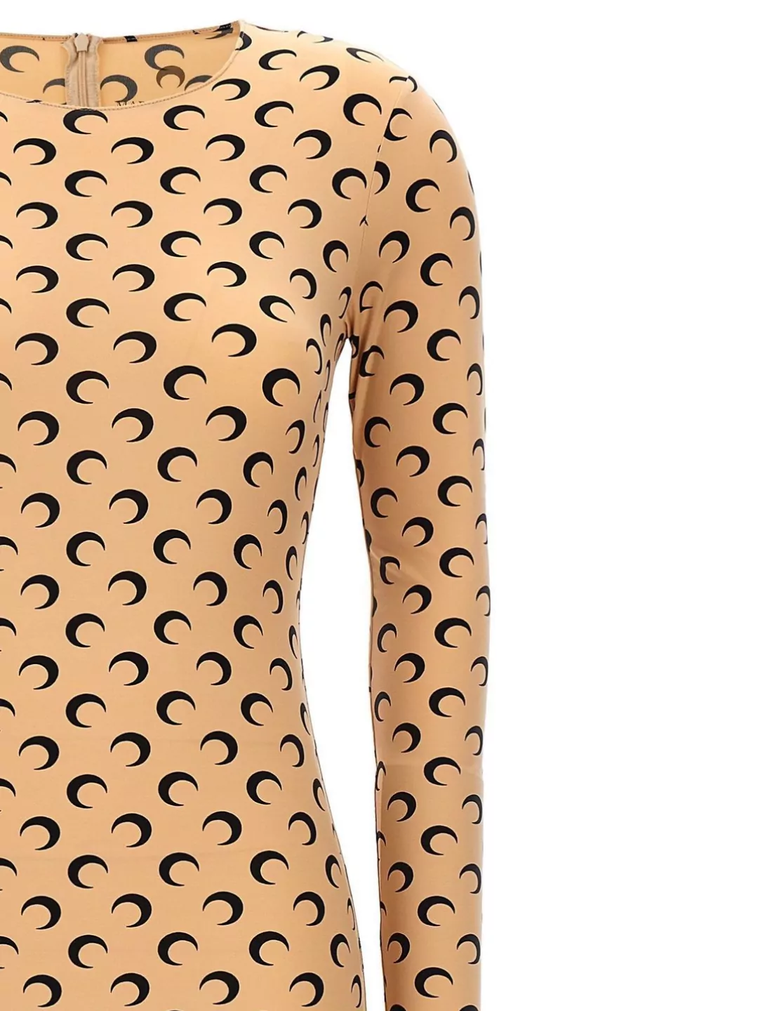 Marine Serre Celestial Print Long Sleeve Catsuit