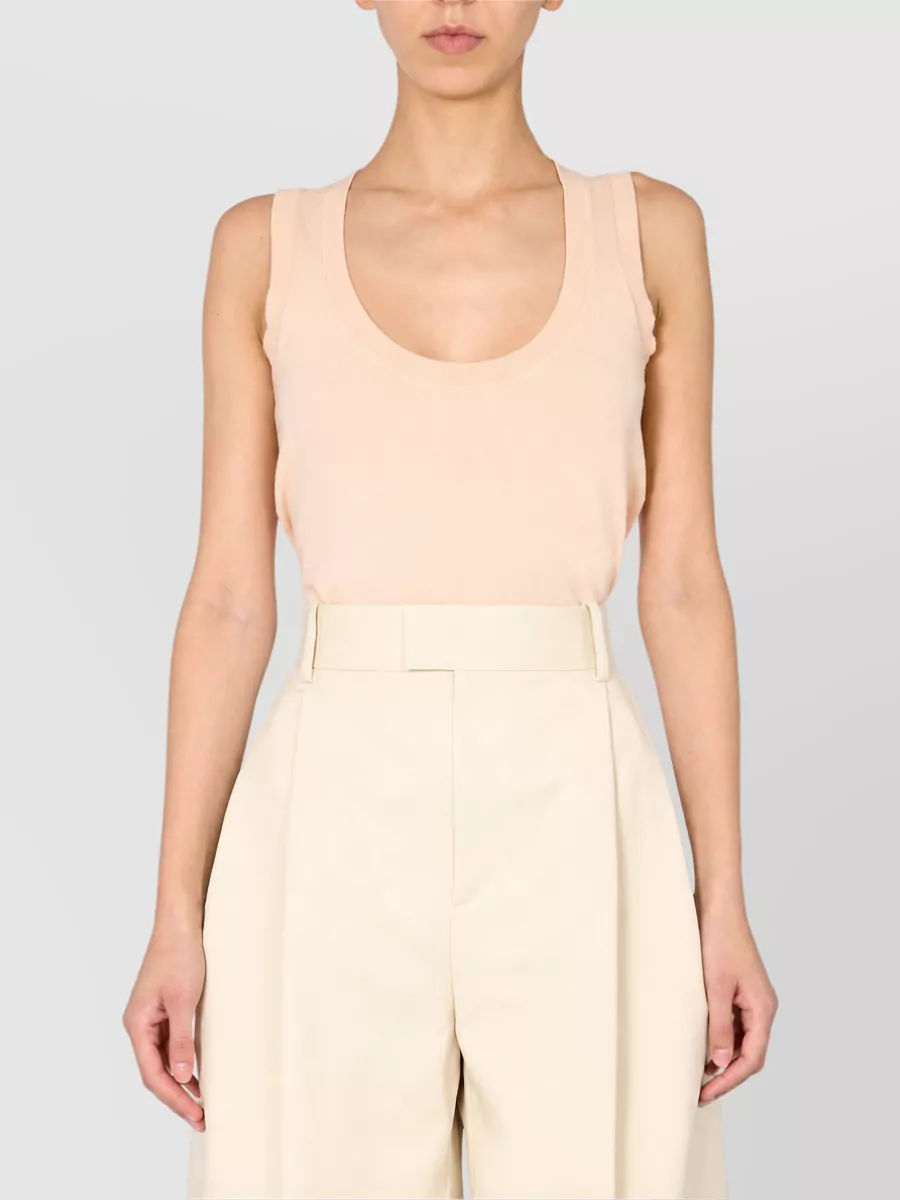 Bottega Veneta cashmere sleeveless knitted top