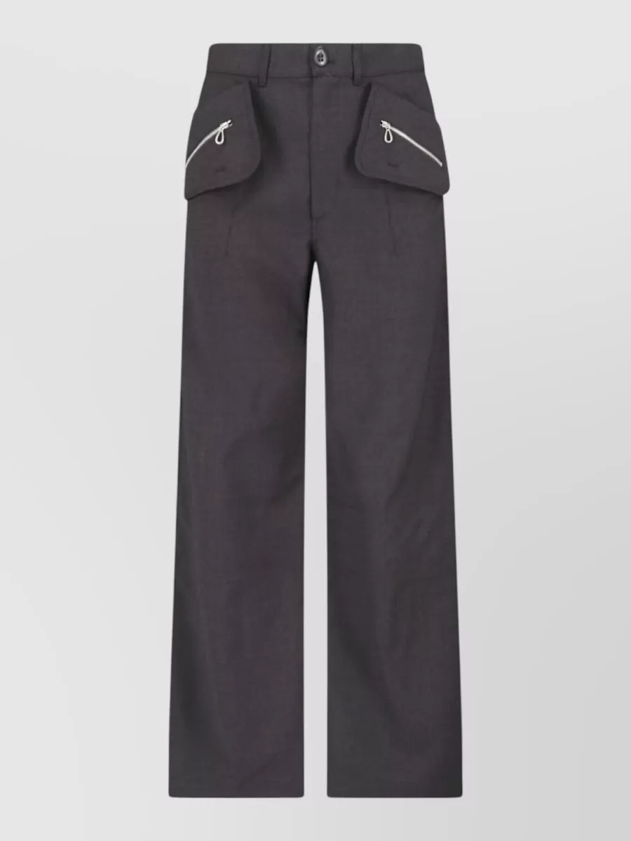 Kiko Kostadinov virgin wool wide-leg trousers