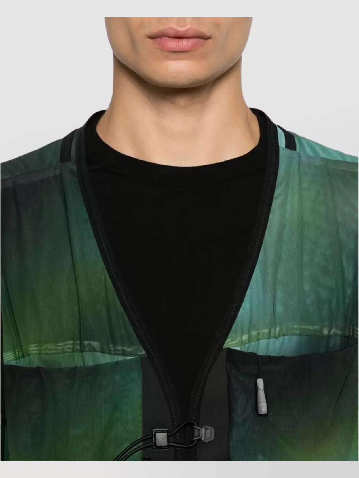 Y-3 V-Neck T-Shirt Multiple Pockets