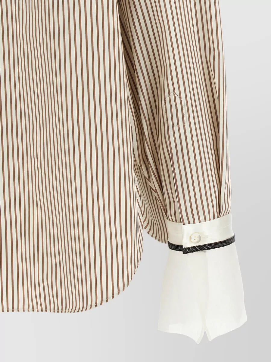 Brunello Cucinelli Striped Cotton Shirt