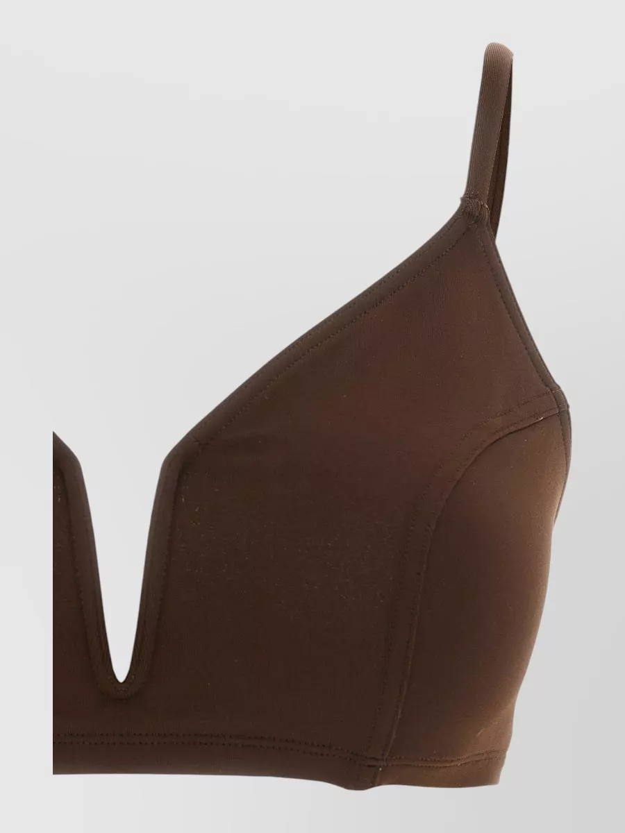 Eres deep v-neck triangle bikini top