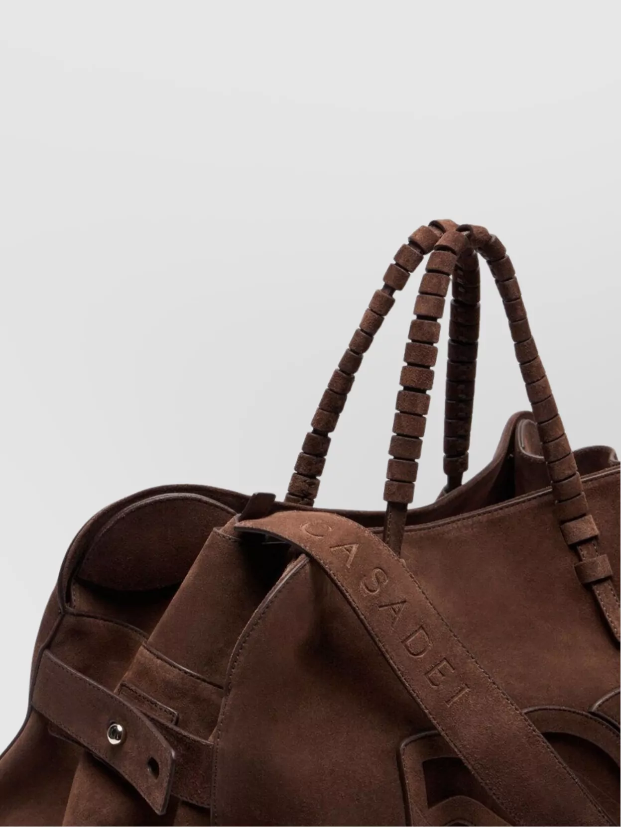 Casadei Stylish Suede Shoulder Bags With Top Handle