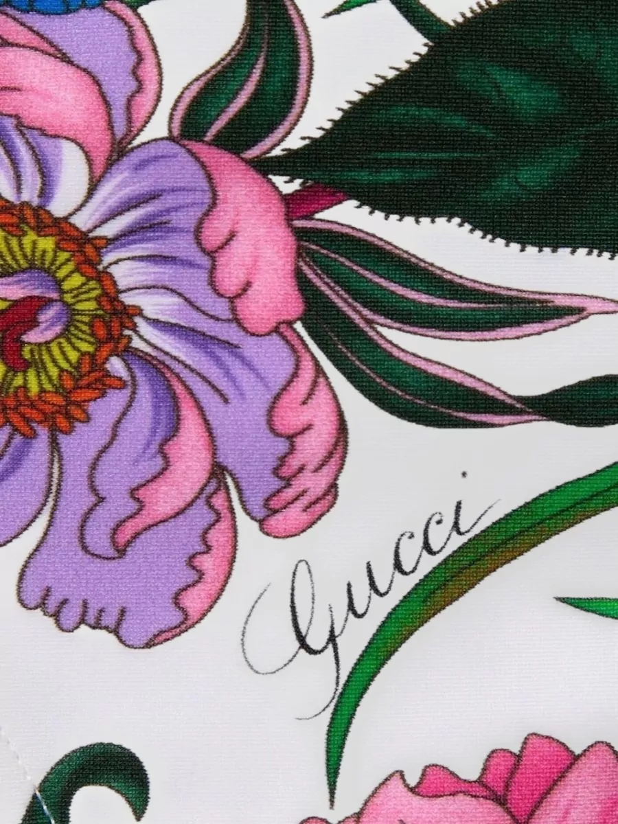 Gucci Floral-Print Bikini Set