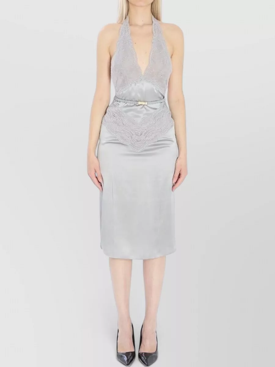 Gucci silk midi dress