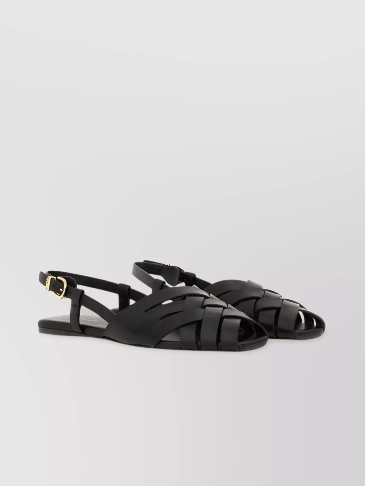 Michael Kors Black Laced Shoes With Crisscross Straps