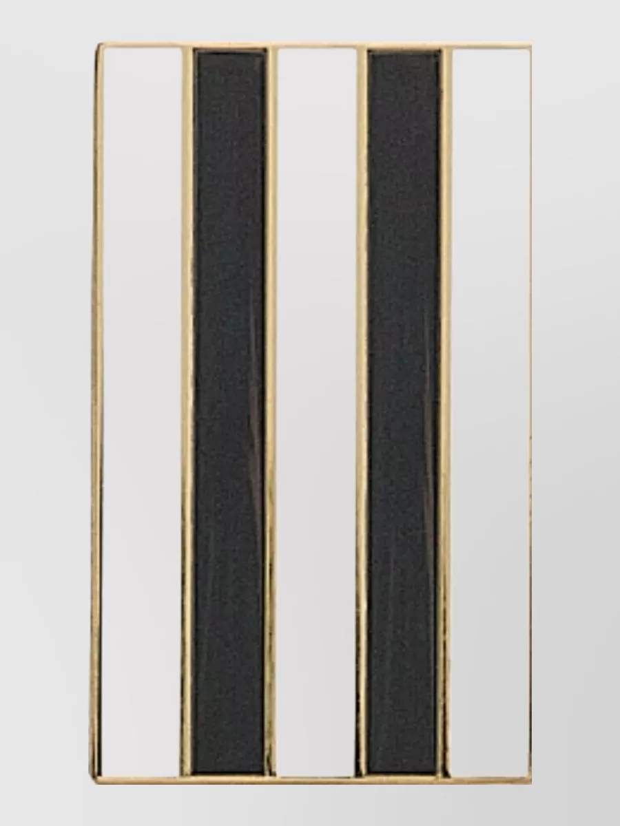 Ami Paris striped keyring