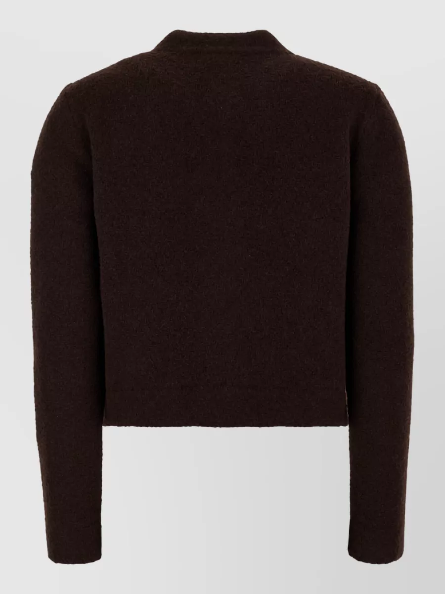 Moncler Knit And Nylon Cardigan