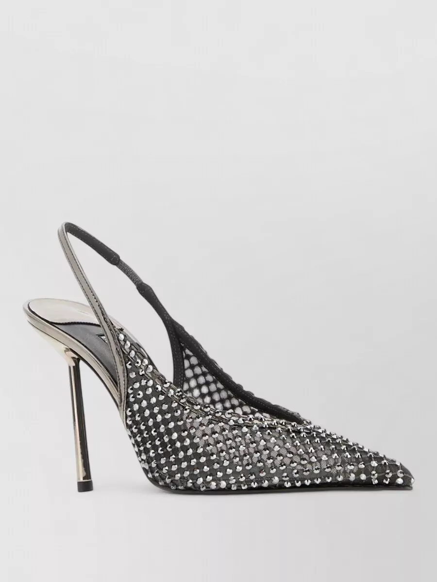 Le Silla embellished mesh sandals