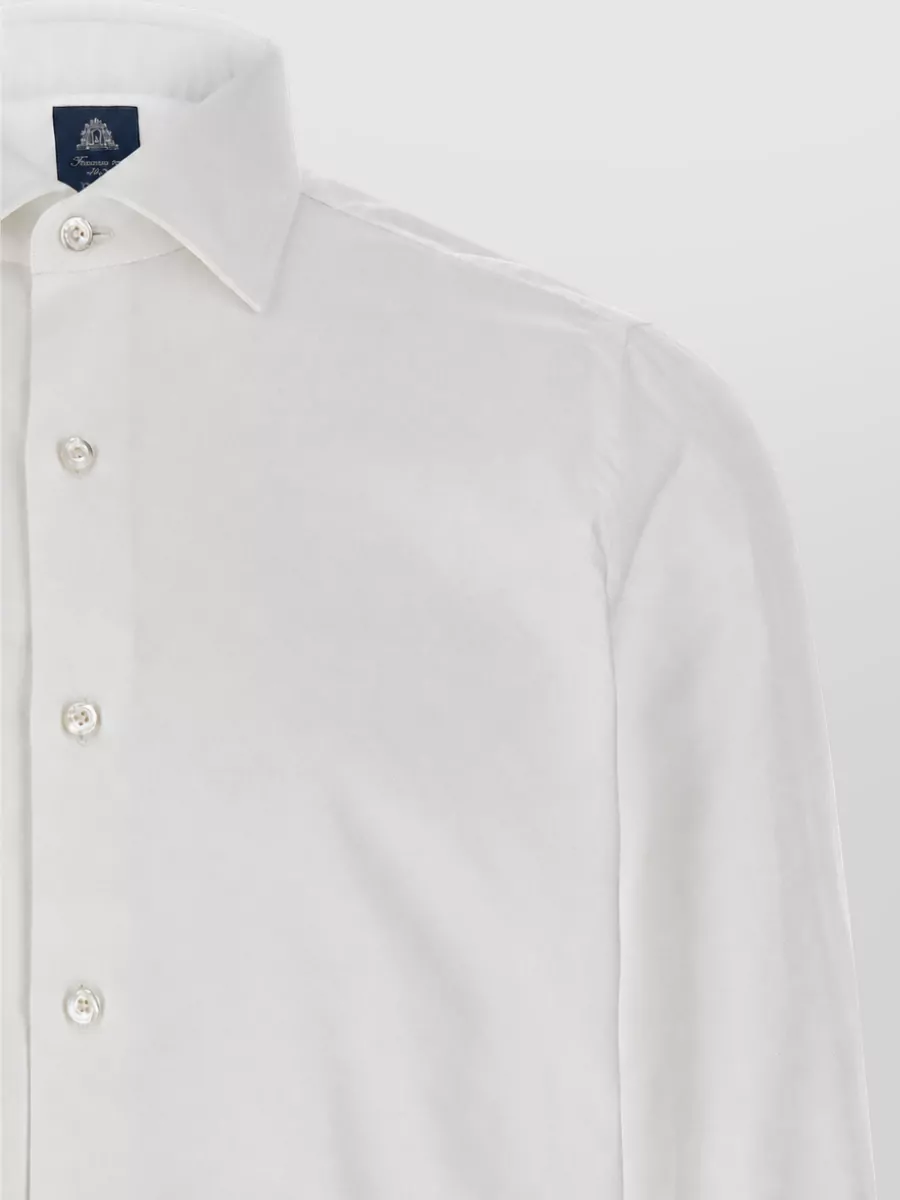 Finamore Cotton Long-Sleeve Shirt