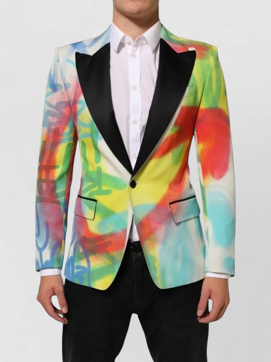 Dolce&Gabbana silk blend single-breasted blazer