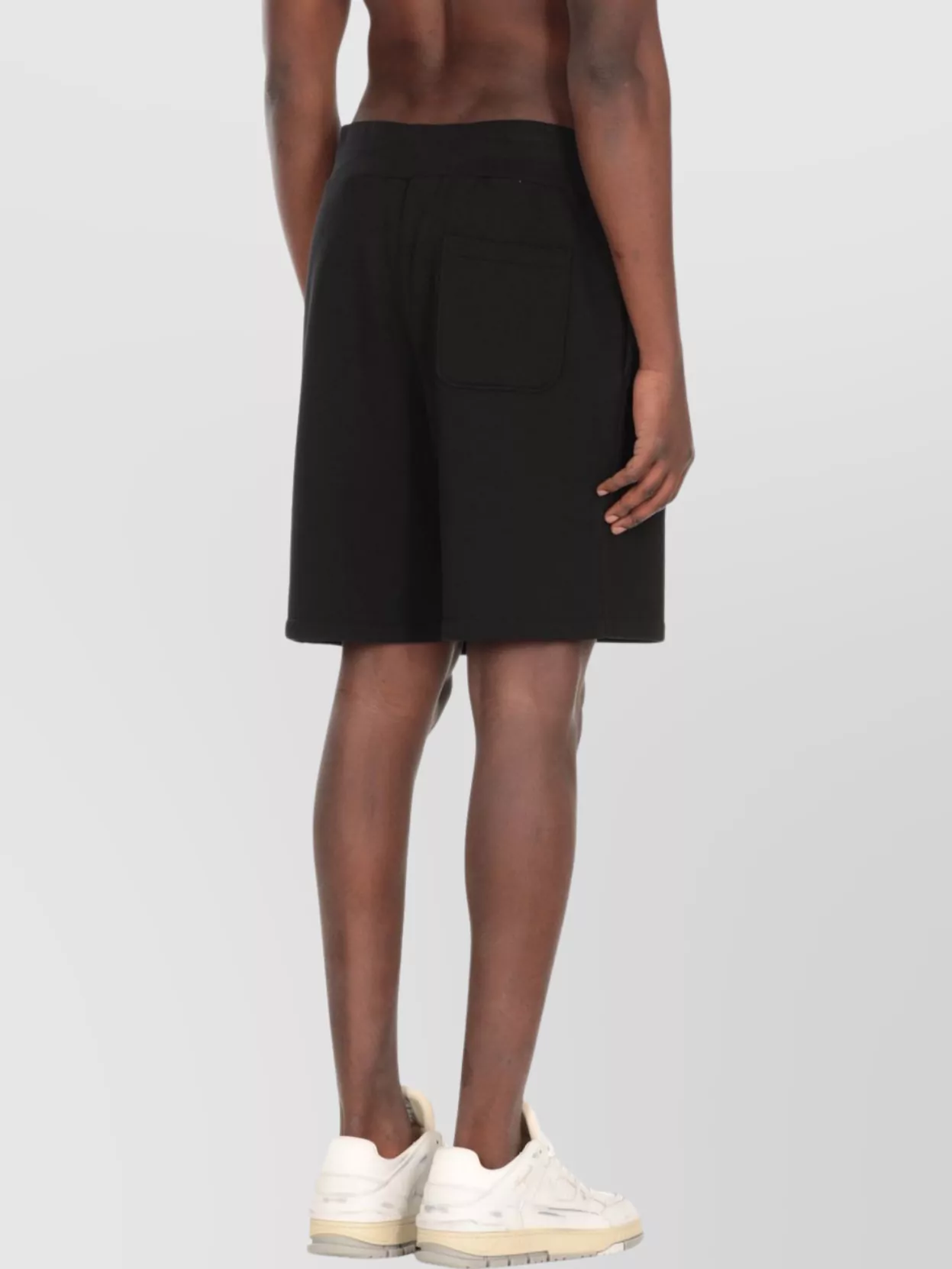 Moschino Cotton Bermuda Shorts Logo Print