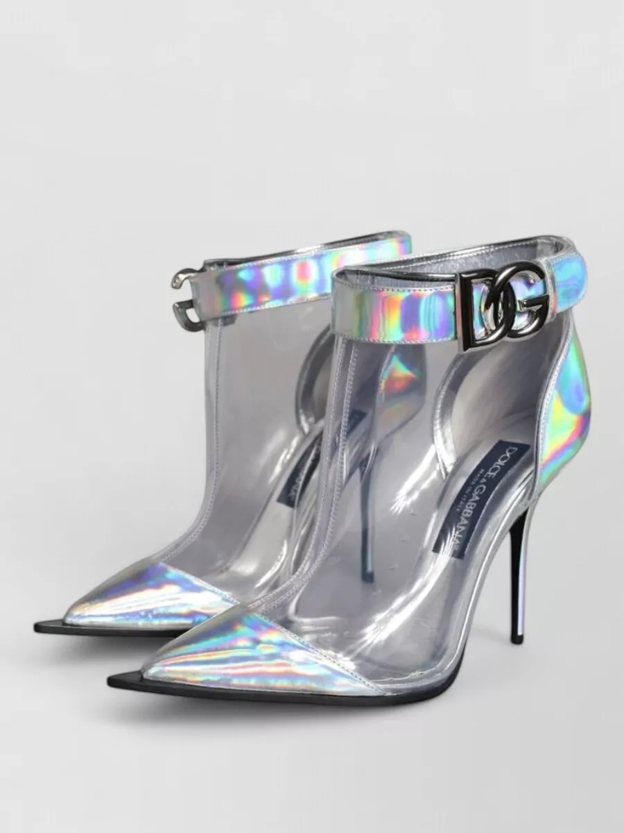 Dolce&Gabbana Pvc Pointed Ankle Boots