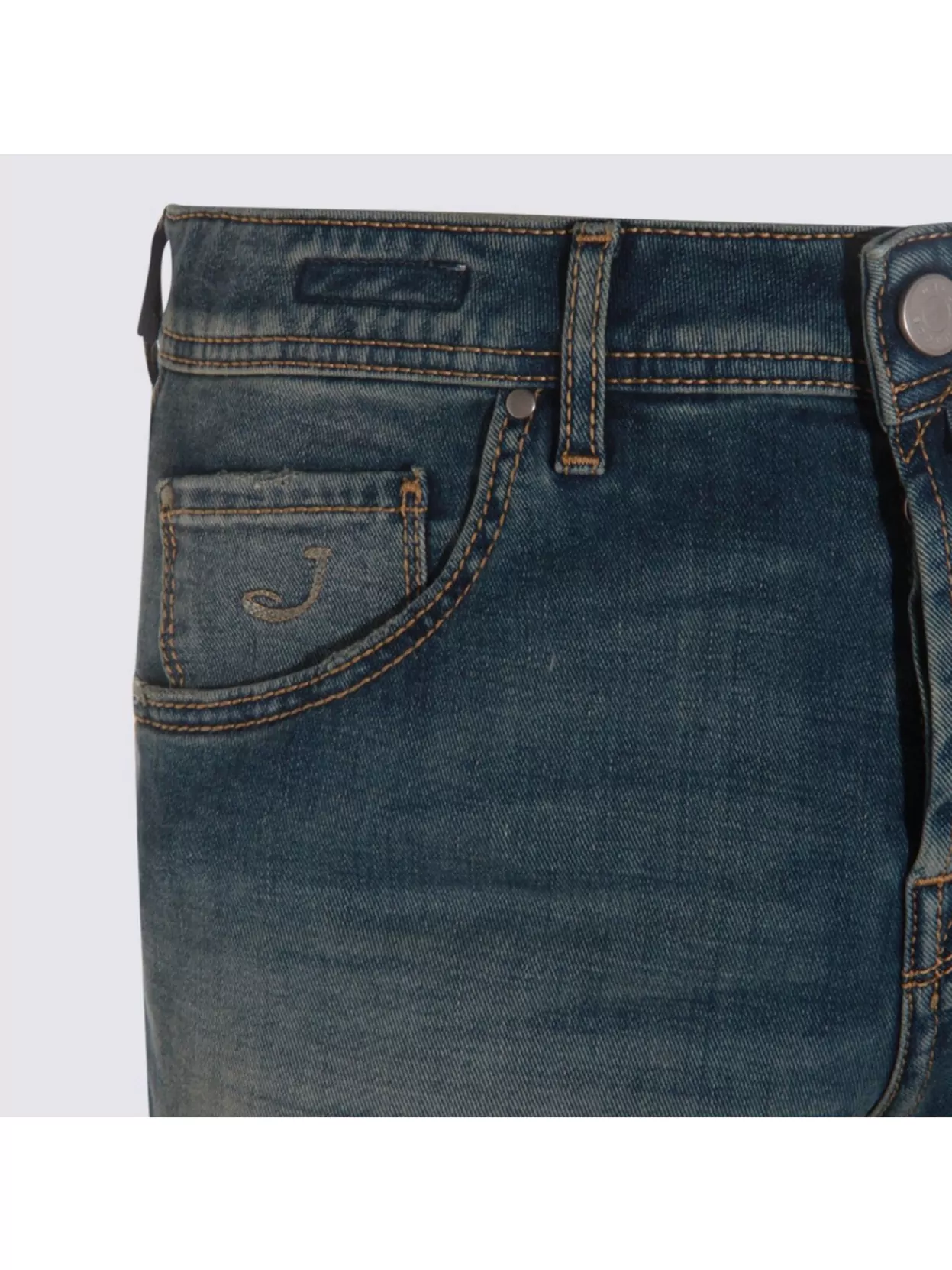 Jacob Cohen Straight Five-Pocket Trousers Featuring Belt Loops