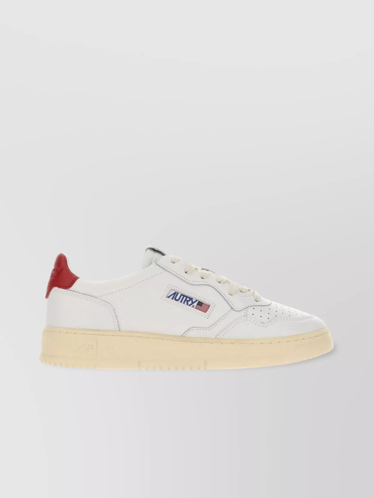 Autry Leather Medalist Sneakers With Padded Ankle