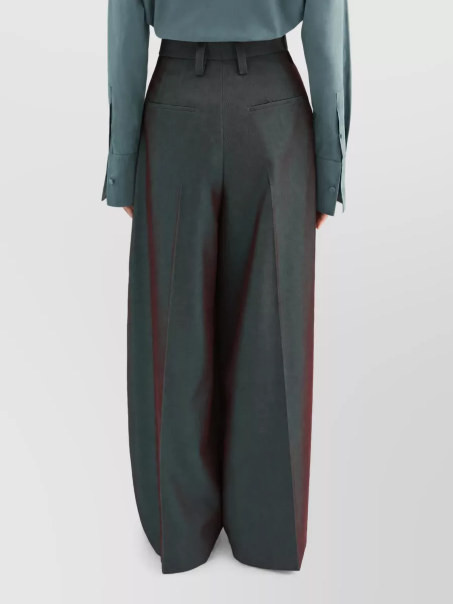 Jil Sander Cotton Wide-Leg Trousers