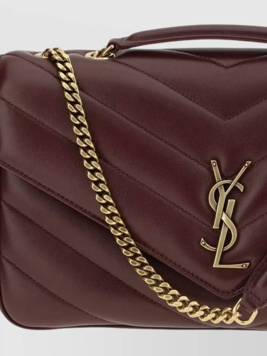 Saint Laurent Loulou Leather Cross-Body Bag
