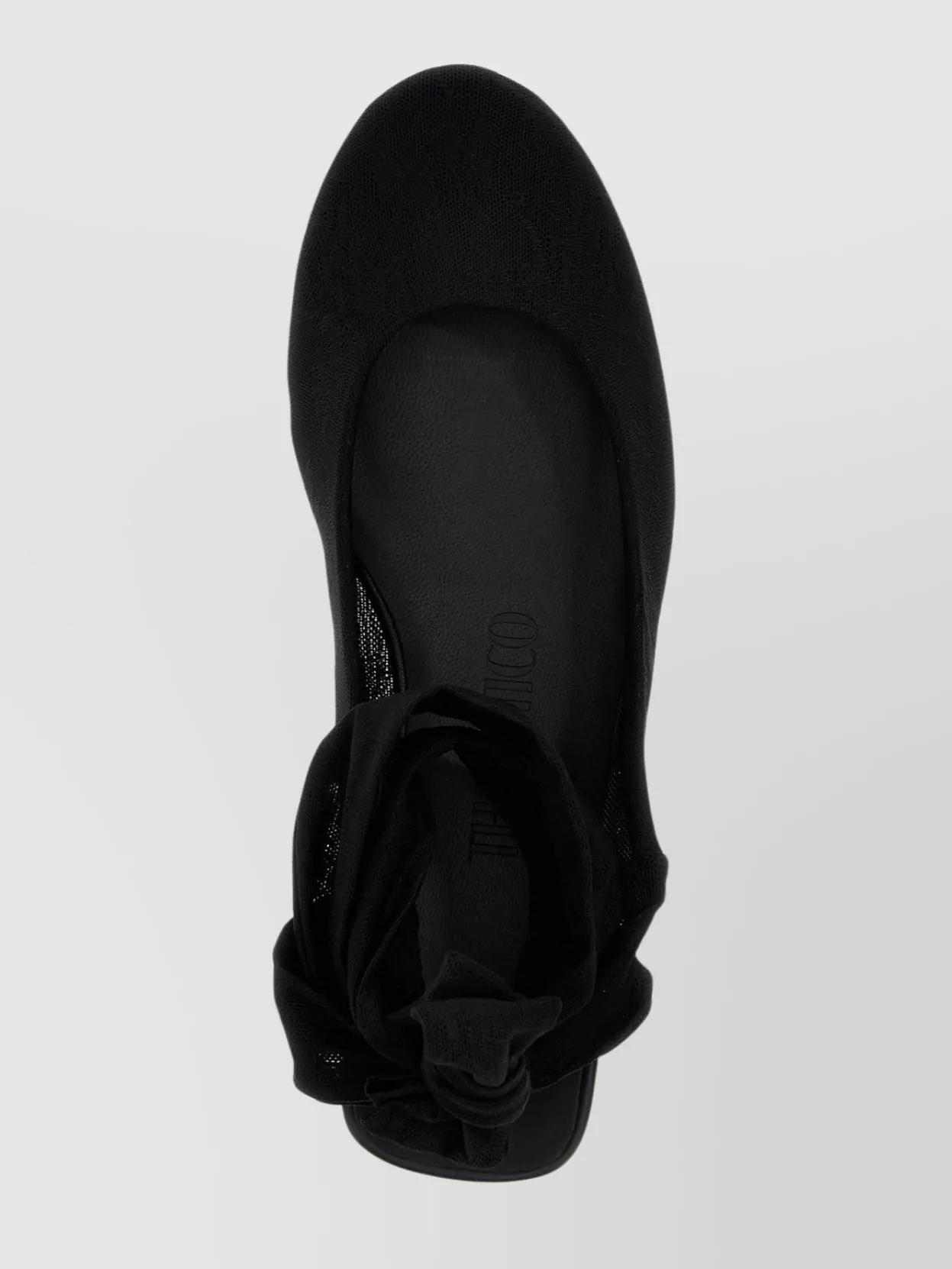 The Attico 'Cloe' Lace Bow Ballet Flats
