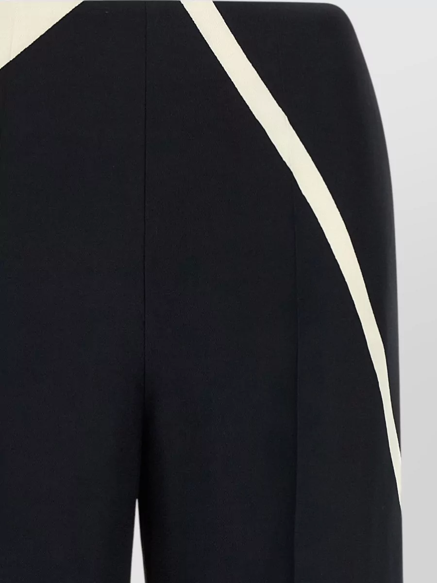 Alberta Ferretti Printed Cropped Wide-Leg Trousers