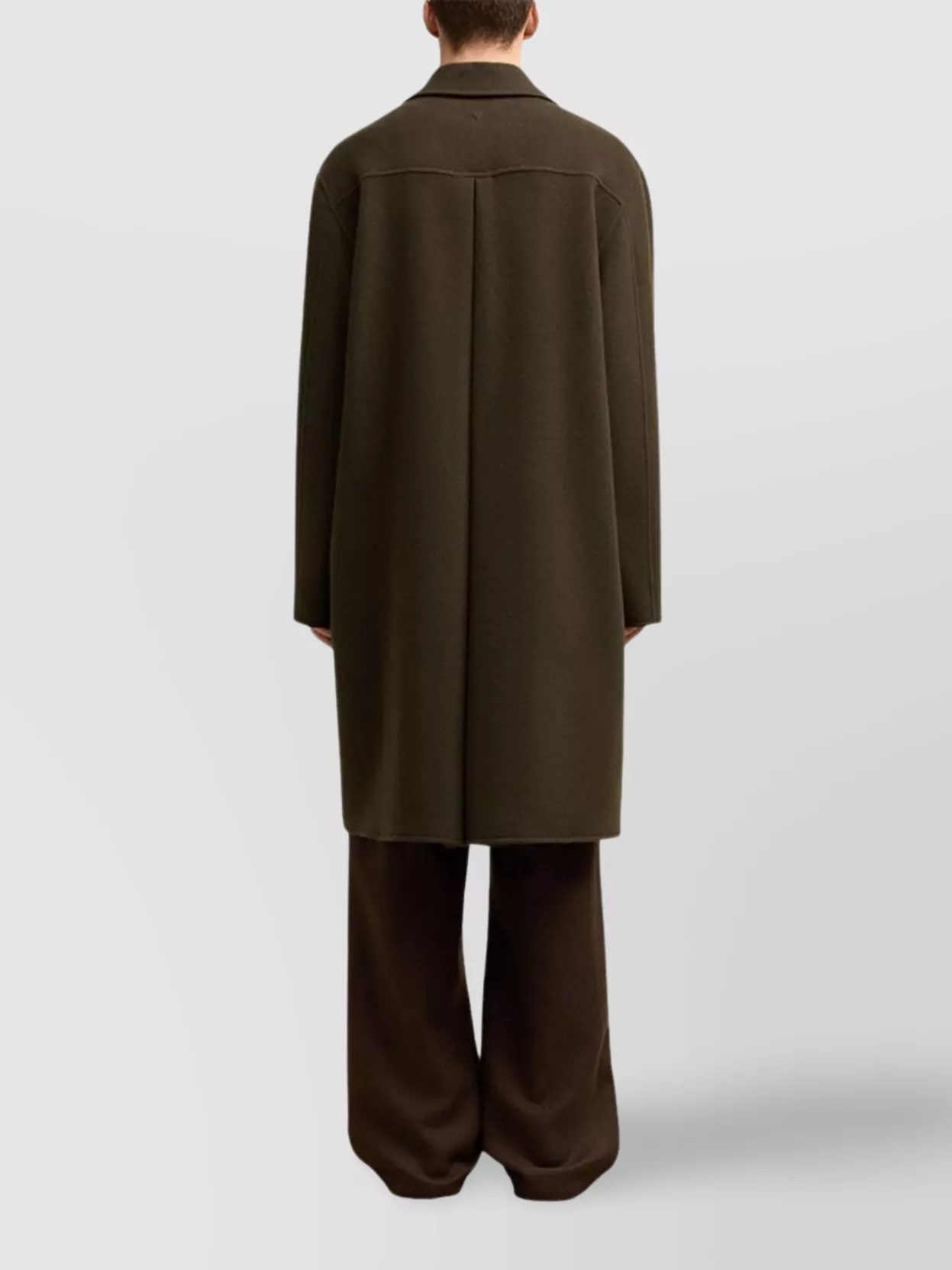 Ami Alexandre Mattiussi Ami Paris De Coeur Single-breasted Car Coat