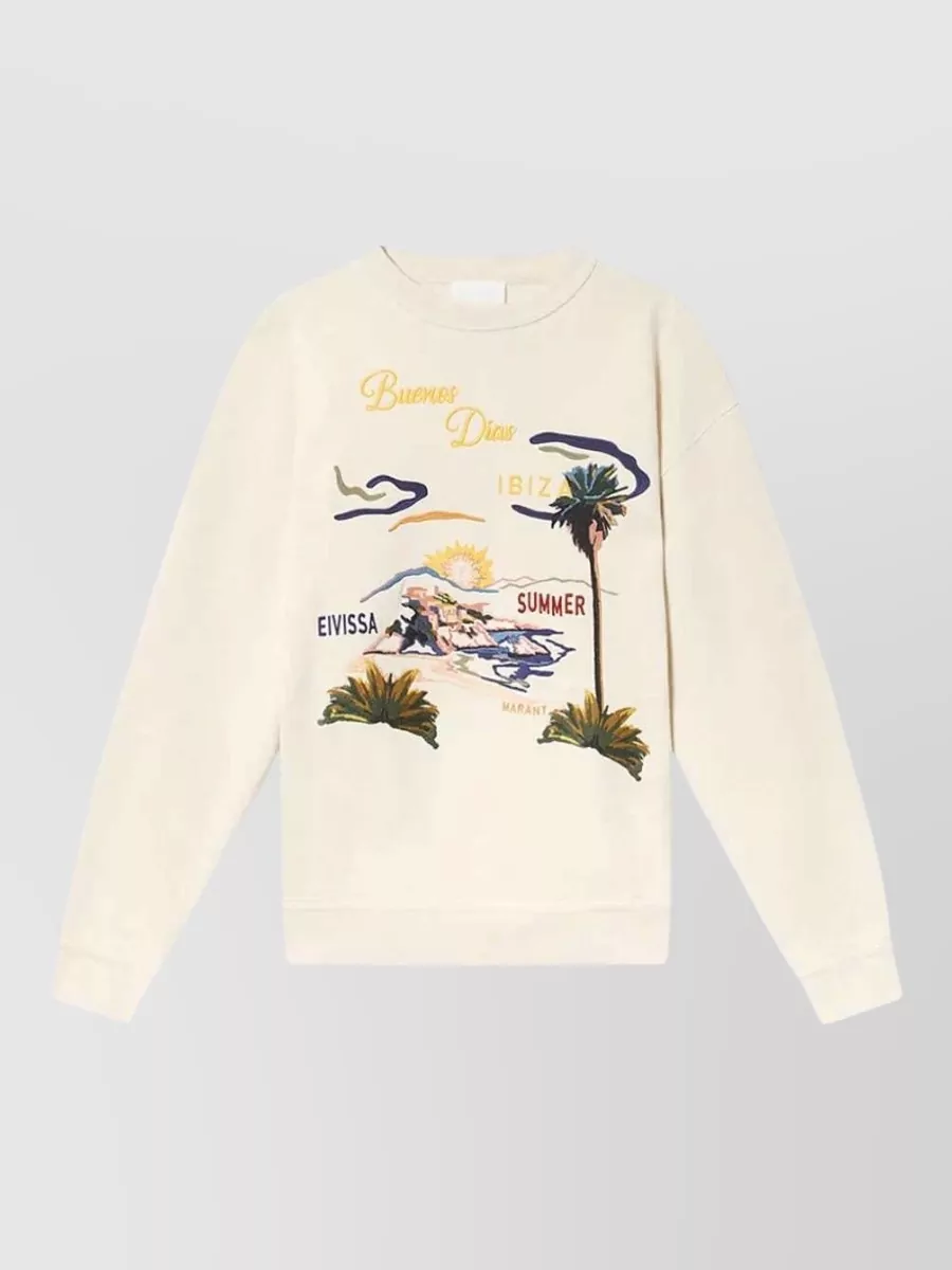 Isabel Marant embroidered crewneck sweatshirt