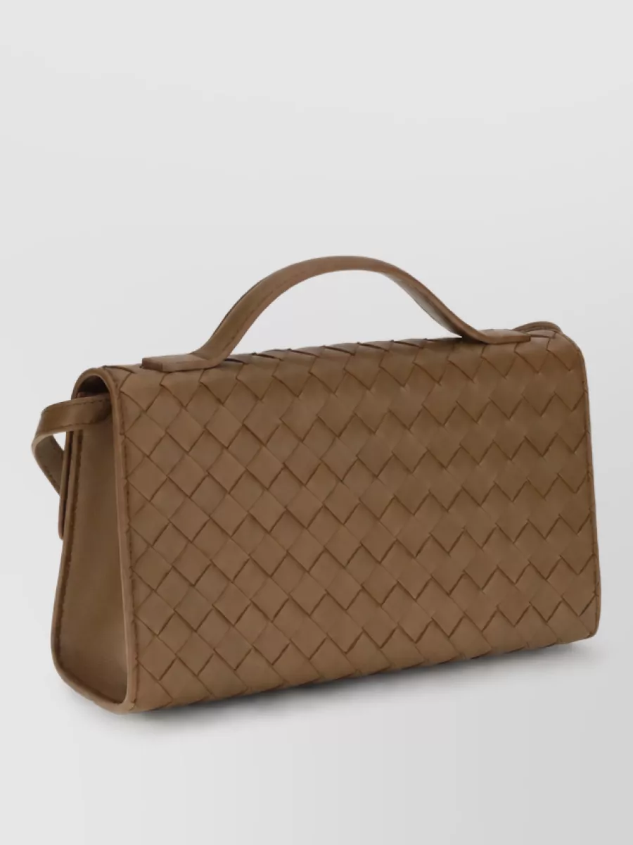 Bottega Veneta Andiamo Lamb Leather Mini Top Handle Bag