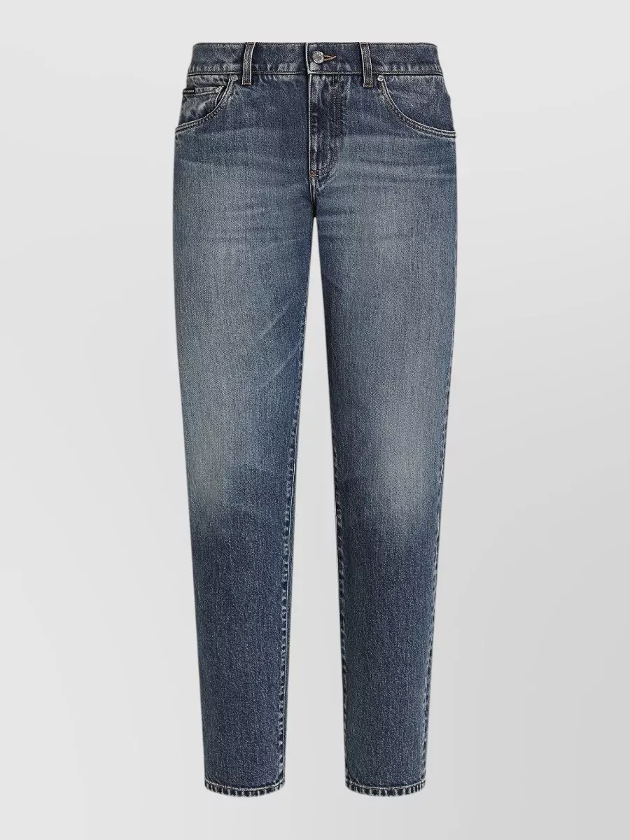 Dolce&Gabbana slim-fit tapered denim jeans