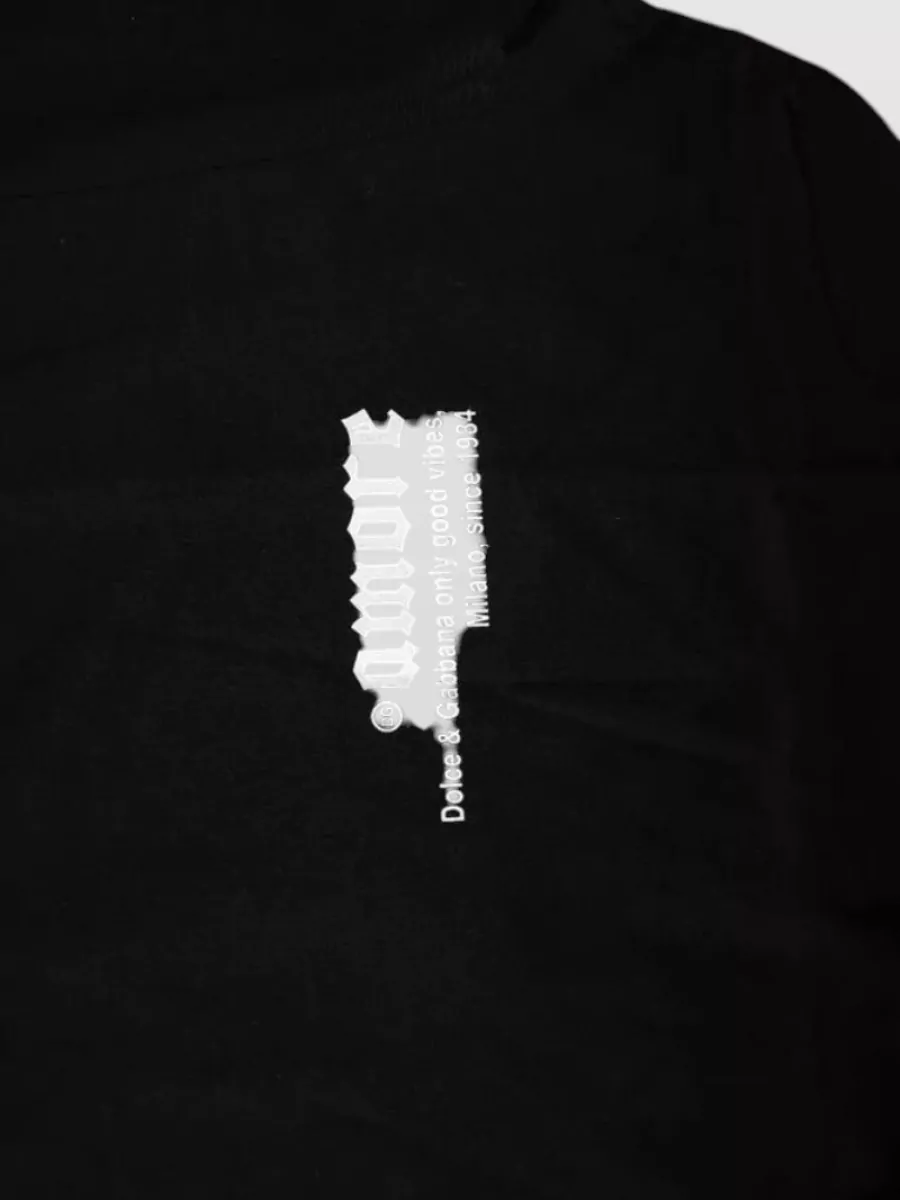 Dolce&Gabbana Cotton Crew Neck Short-Sleeve T-Shirt