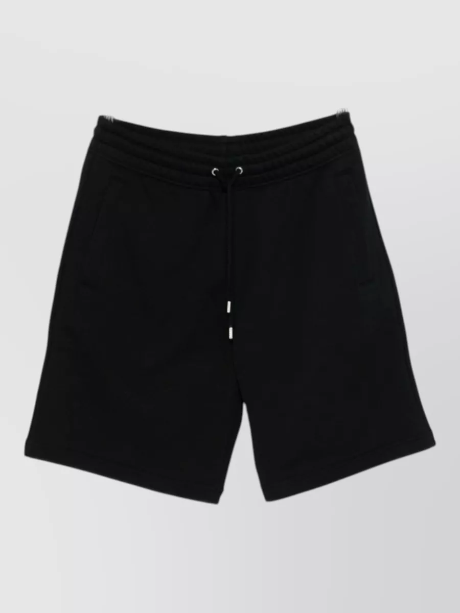 Maison Kitsuné cotton drawstring deck shorts