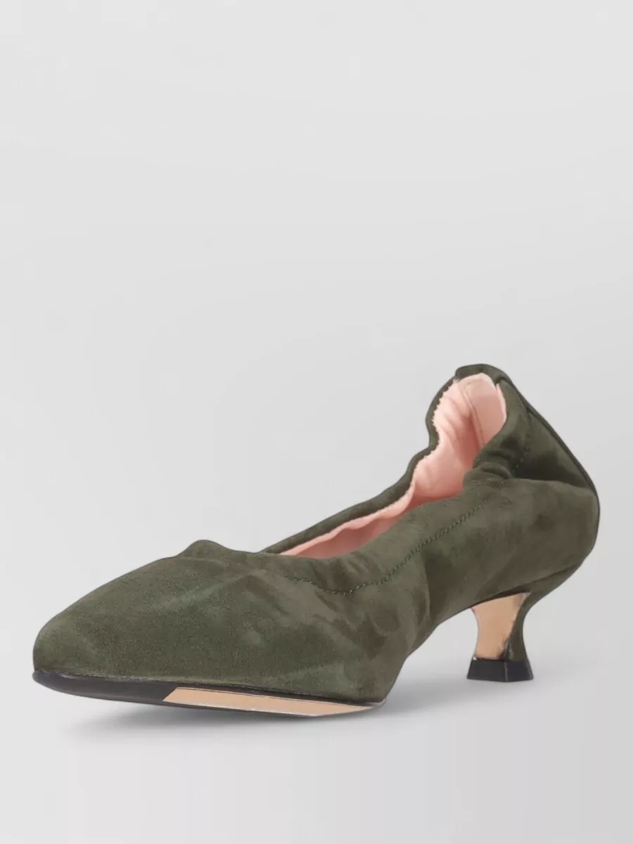 La Rose suede leather pumps
