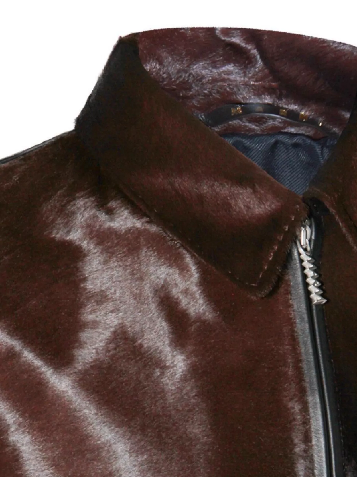 Marni Luxurious Leather Jacket Unique Sleeves