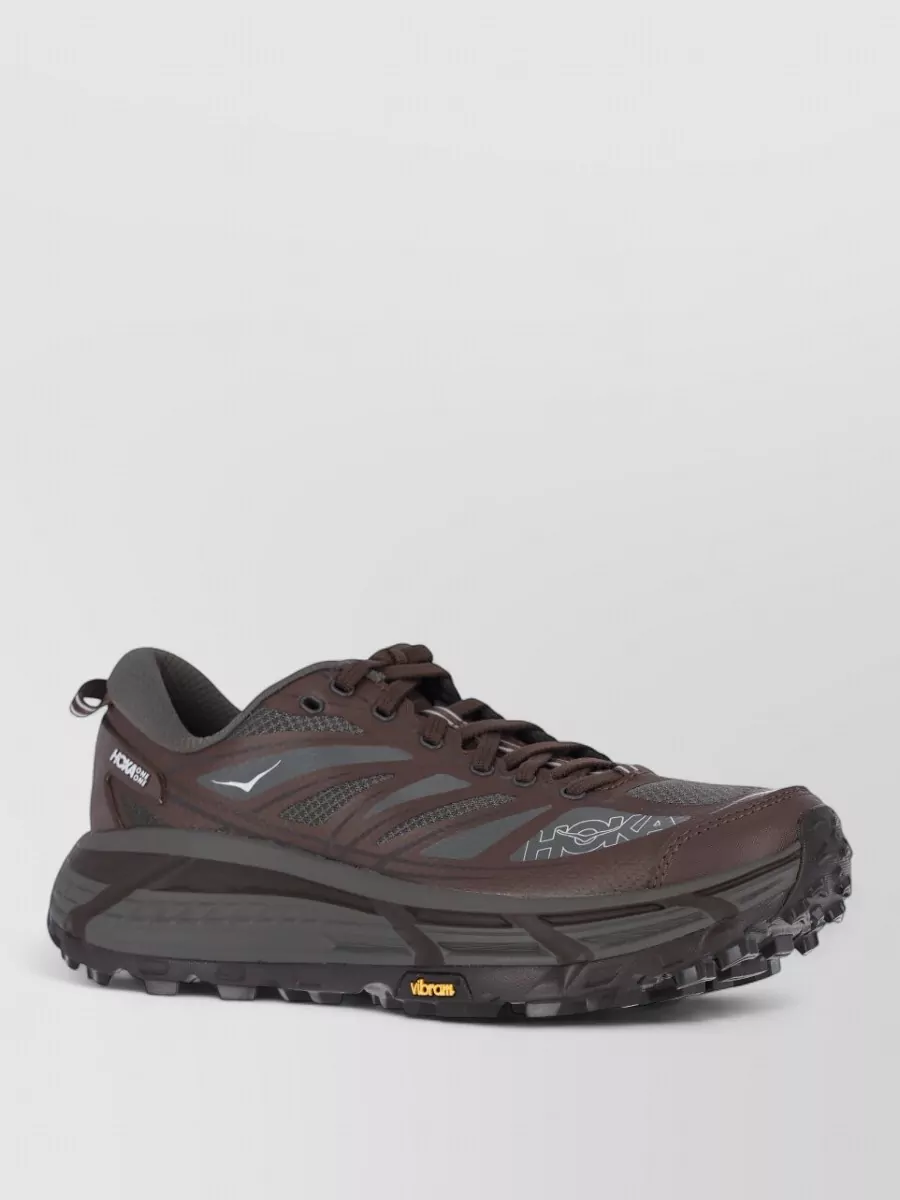 Hoka Logo-Print Panelled Low-Top Sneakers