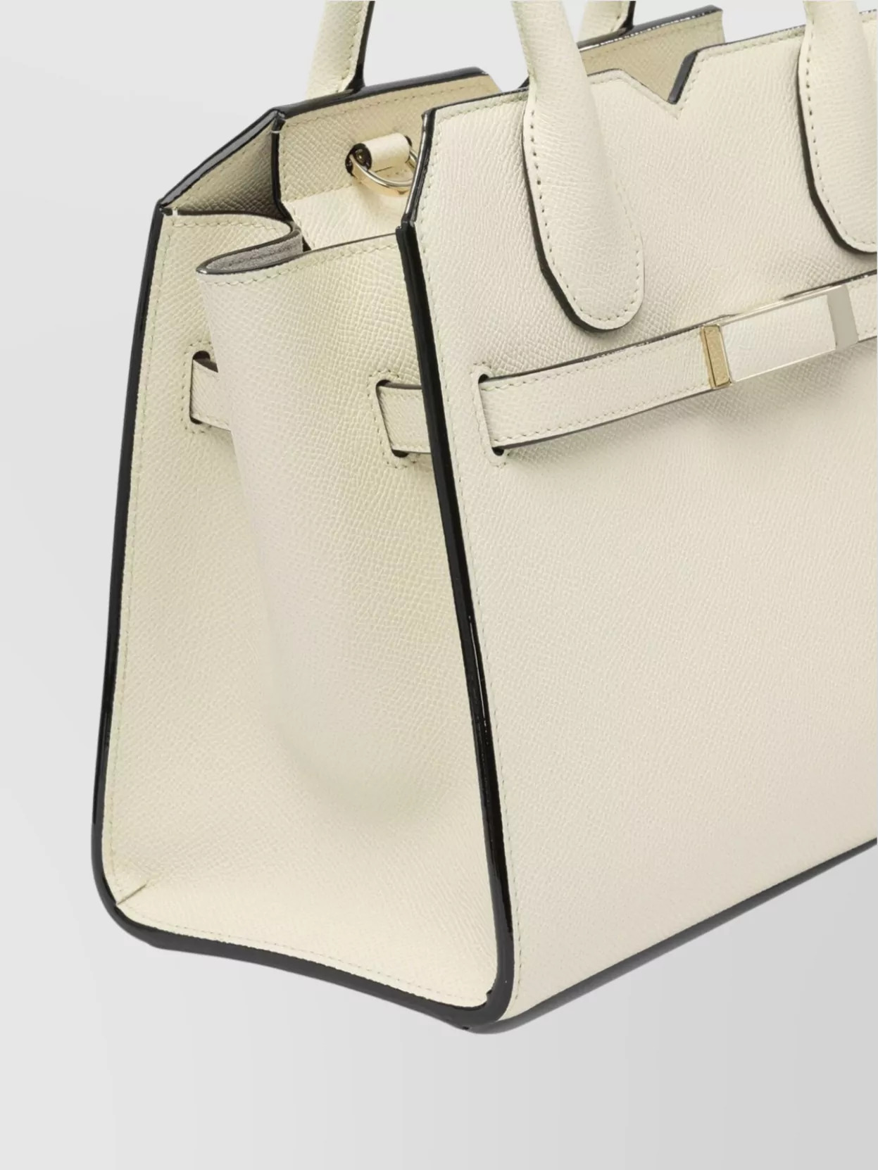 Valextra Structured Shoulder Bag With Detachable Strap