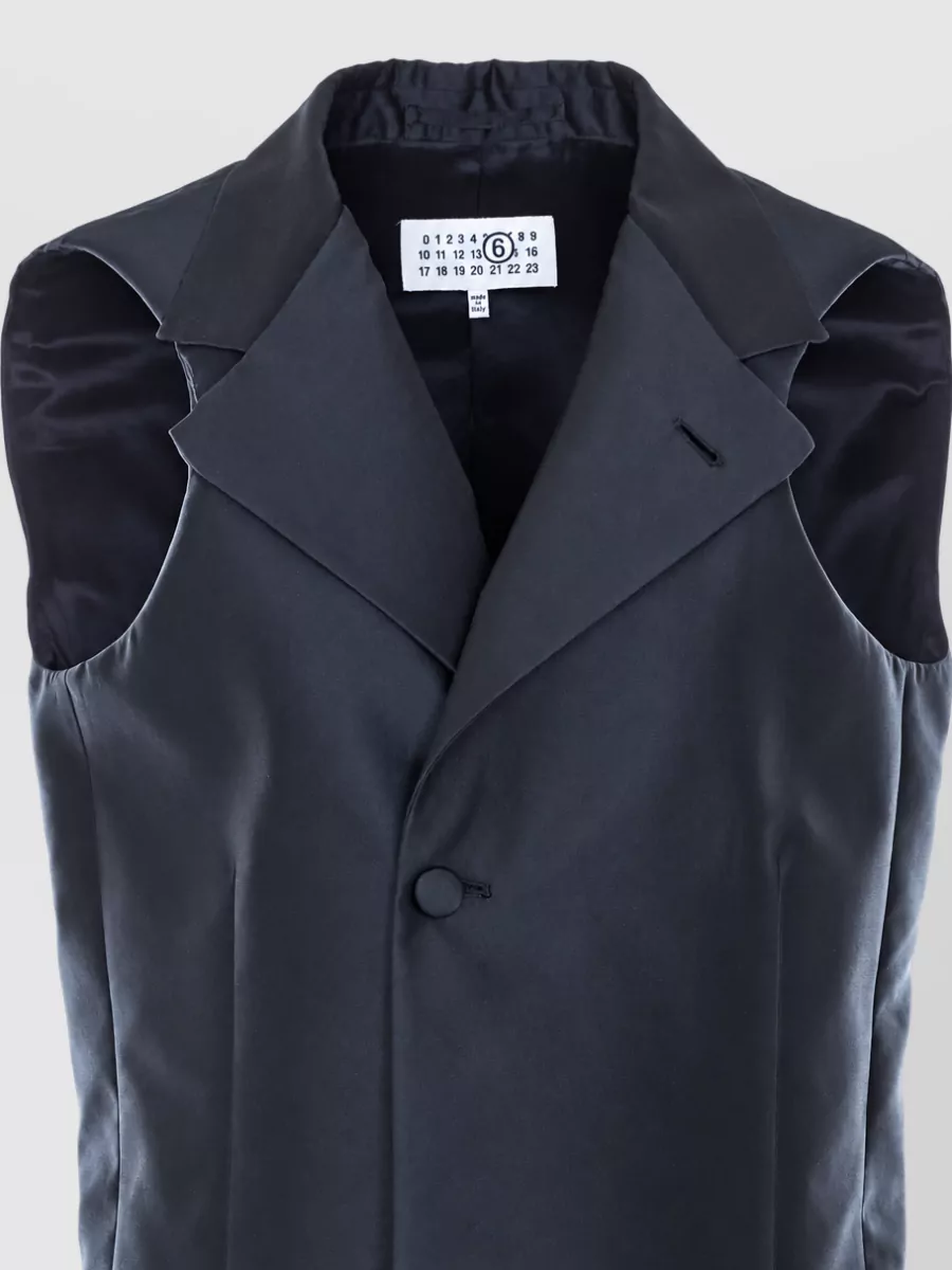Mm6 Maison Margiela Viscose Fitted Vest