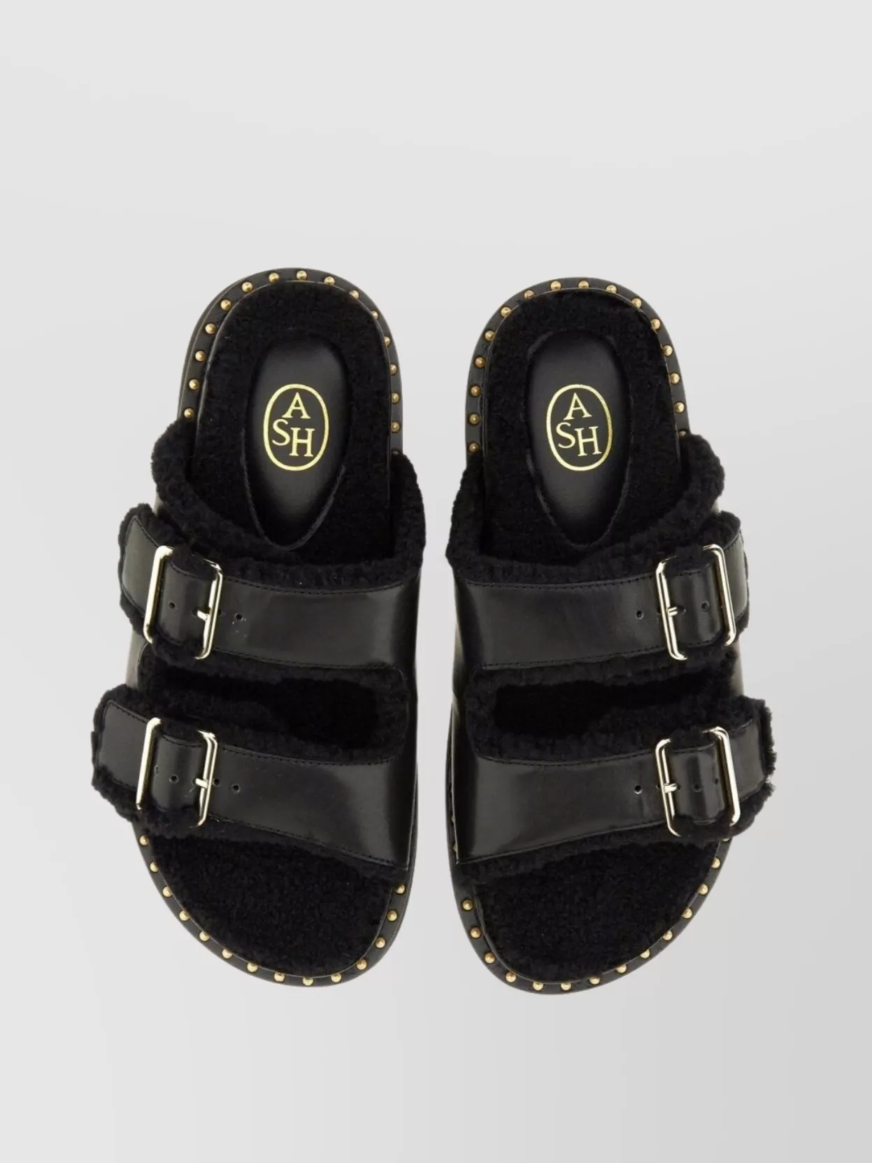 Ash "utah Bis" Open Toe Flat Sole Sandals
