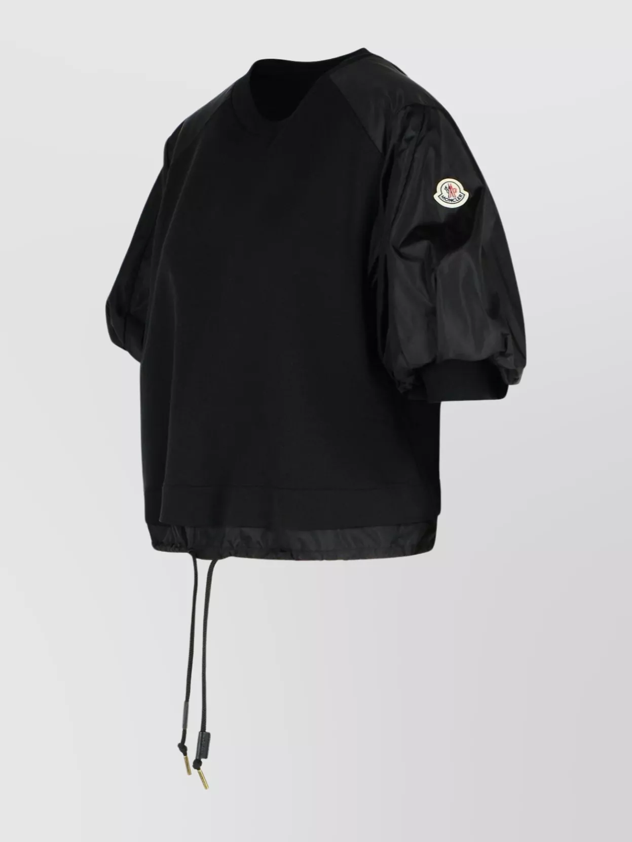 Moncler 'Drawstring Hem Puff Sleeves Top'