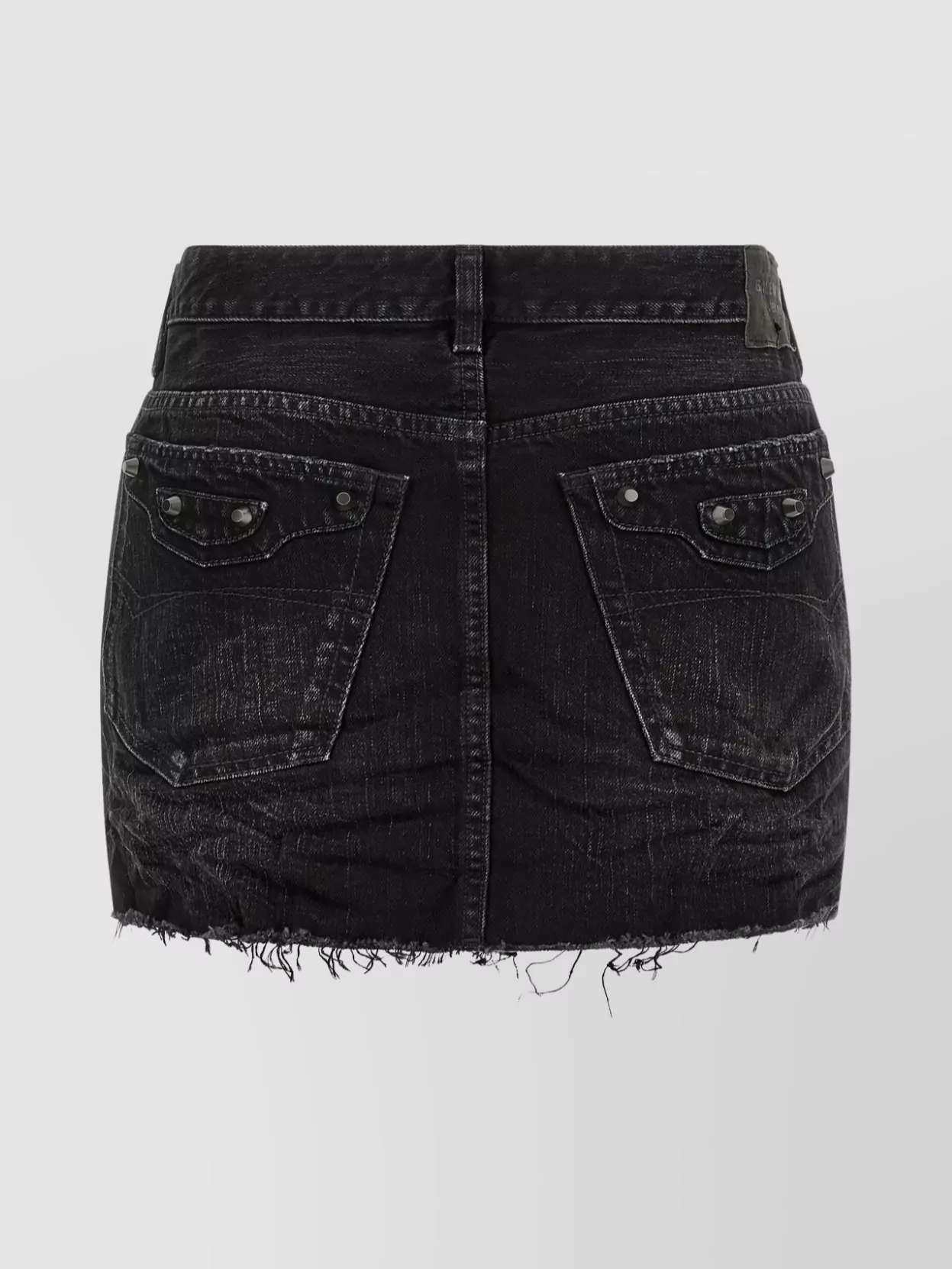 Balenciaga Urban Style Skirt With Pockets And Loops In Black