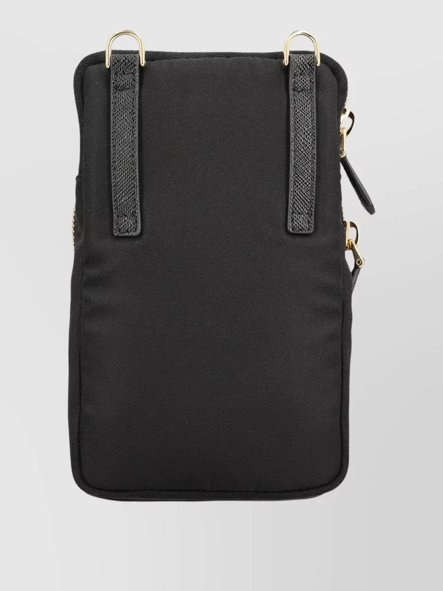 Prada Mobile Phone Pouch Adjustable Strap Pocket