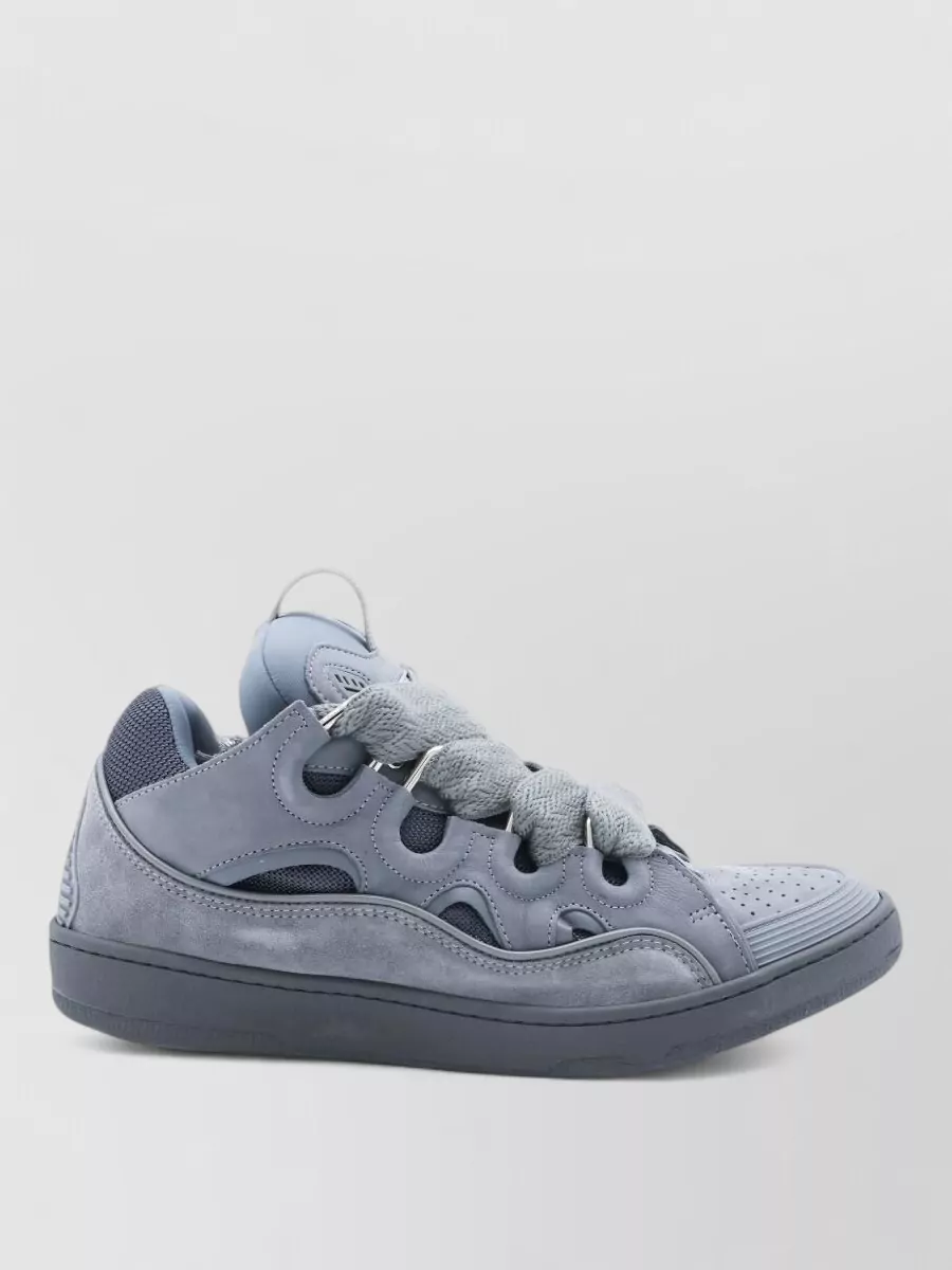 Lanvin Leather High-Top Sneakers