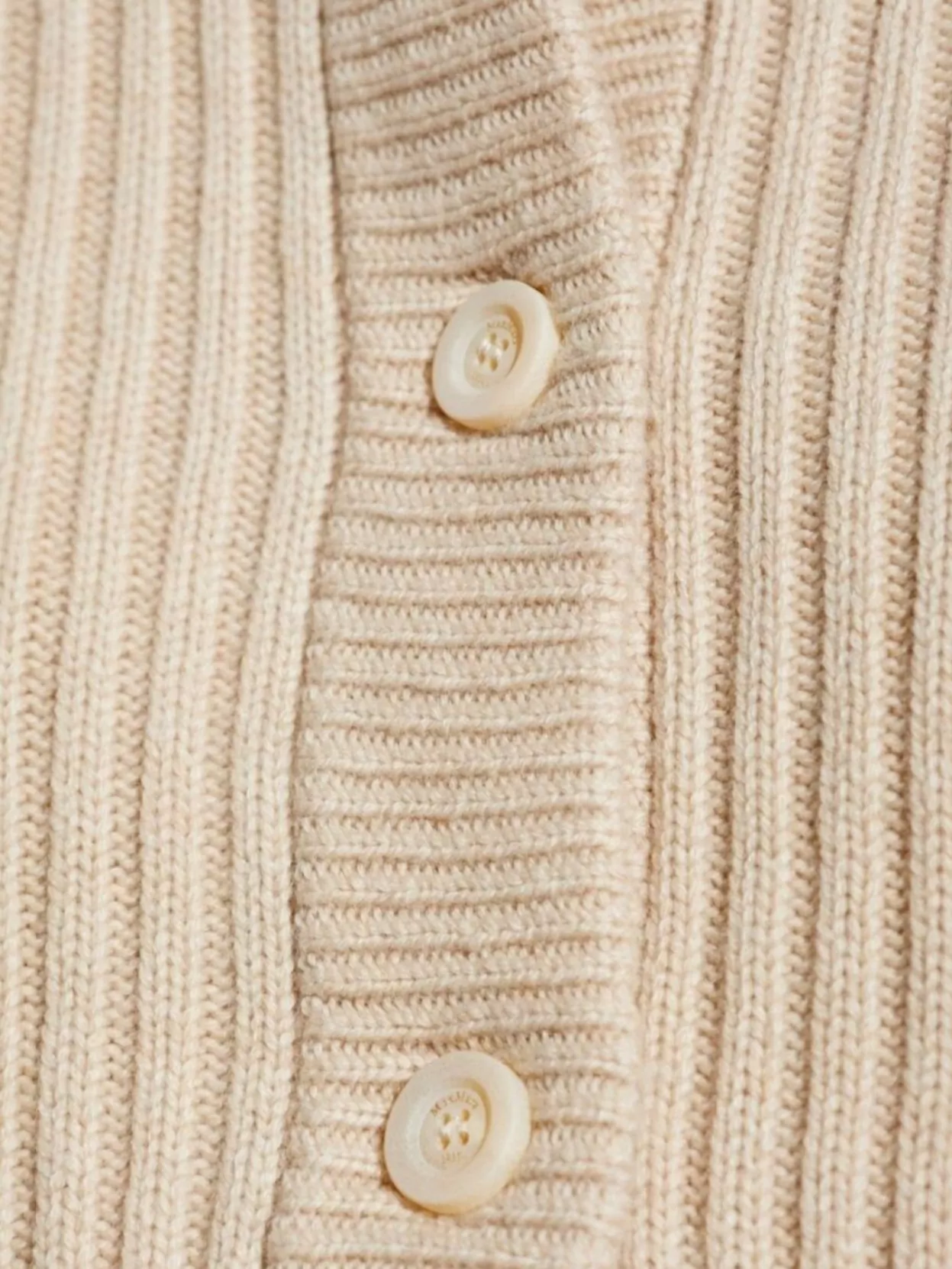 Max Mara High Neck Cable Knit Cardigan